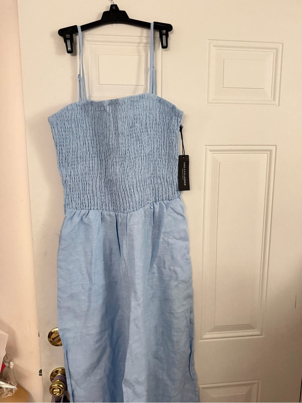Saks Fifth Avenue Linen Jumpsuit XL